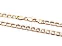 9ct Yellow Gold Flat Curb Chain 20.75in