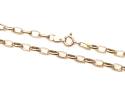 9ct Yellow Gold Oval Belcher Necklet