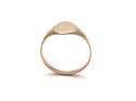 9ct Yellow Gold Plain Oval Signet Ring