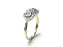 9ct Yellow Gold Diamond Cluster Ring 0.50ct