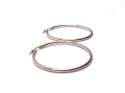 9ct Yellow Gold Plain Hoop Earrings