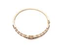 9ct Yellow Gold Diamond Bangle 1.75ct