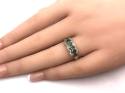 9ct Tourmaline and Zircon Ring