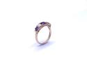 9ct Amethyst & Opal 5 Stone Ring