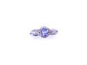 9ct Tanzanite & Diamond Ring