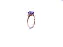 9ct Tanzanite & Diamond Ring