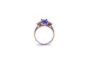 9ct Tanzanite & Diamond Ring