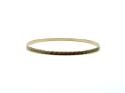 9ct Yellow Gold Patterned Bangle