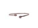 9ct Yellow Gold Heart Torque Bangle