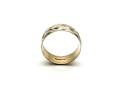 9ct Yellow Gold Patterned Wedding Ring