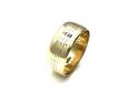 9ct Yellow Gold Patterned Wedding Ring