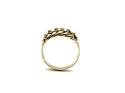 9ct Yellow Gold Two Row Keeper Ring