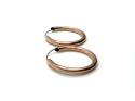 9ct Rose Gold Sleeper Hoop Earrings