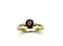 9ct Yellow Gold Ruby Solitaire Ring