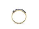 9ct Tanzanite & Diamond Eternity Ring 0.10ct