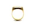 18ct Yellow Gold Crest Signet Ring