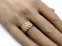 9ct Yellow Gold 4 Row Keeper Ring