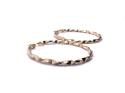 9ct Yellow Gold Twist Hoop Earrings 60mm