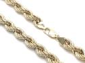 9ct Yellow Gold Large Rope Chain 26 inch