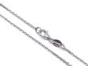 9ct White Gold Trace Chain 16 inch