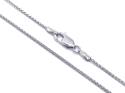 9ct White Gold Spiga Chain 18 inch