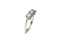 18ct White Gold Diamond 3 Stone Ring