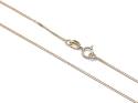 9ct Yellow Gold Fine Curb Chain 20 inch