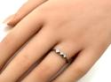 9ct White Gold Diamond 3 Stone Ring