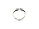 9ct White Gold Diamond 3 Stone Ring