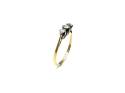 18ct Yellow Gold Diamond 3 Stone Ring