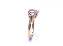 14ct Yellow Gold CZ Heart Ring