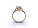 14ct Yellow Gold CZ Heart Ring