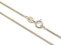 9ct Yellow Gold Fine Curb Chain 18 inch