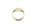 9ct Yellow Gold Plain Oval Signet Ring