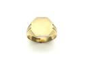 9ct Yellow Gold Octagon Signet Ring