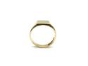 Secondhnd 9ct Yellow Gold Rectangle Signet Ring