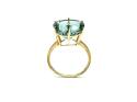 9ct Green Fluorite Solitaire Ring