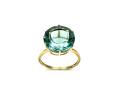 9ct Green Fluorite Solitaire Ring