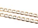 9ct Yellow Gold Flat Curb Chain 24 inch