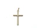 9ct Yellow Gold Plain Cross 32x18mm