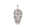 Silver Filagree Sugar Skull Pendant