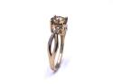 9ct Yellow Gold Zircon Solitaire Ring