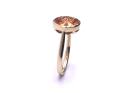 9ct Padparadscha Colour Quartz Ring