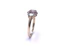 9ct Morganite, Beryl & Diamond Ring