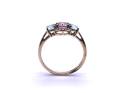 9ct Morganite, Beryl & Diamond Ring