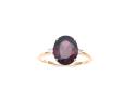 9ct Garnet & Diamond Ring