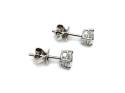 Platinum Laboratory Grown Diamond Earrings 1.22ct