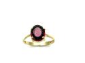 9ct Rhodolite Garnet Solitaire Ring