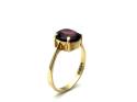 9ct Rhodolite Garnet Solitaire Ring