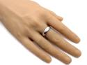 18ct White Gold Plain Wedding Ring 6mm